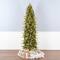 7.5ft. Pre-Lit Prancer Fir Pencil Artificial Christmas Tree, Clear Lights